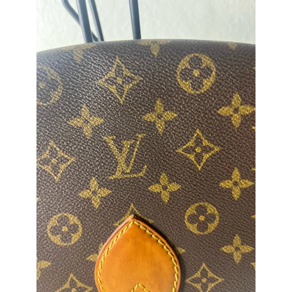 LOUIS VUITTON Cartouchiere GM Shoulder Bag Monogram Leather Brown France M51252